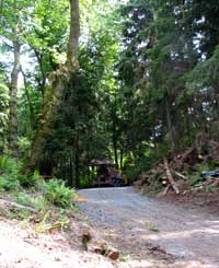 Graveled road from base of the driveway to the well site
May 2007